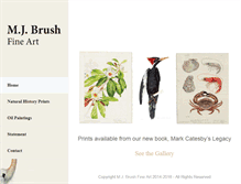 Tablet Screenshot of mjbrush.com